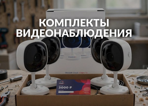 Комплекты видеонаблюдения